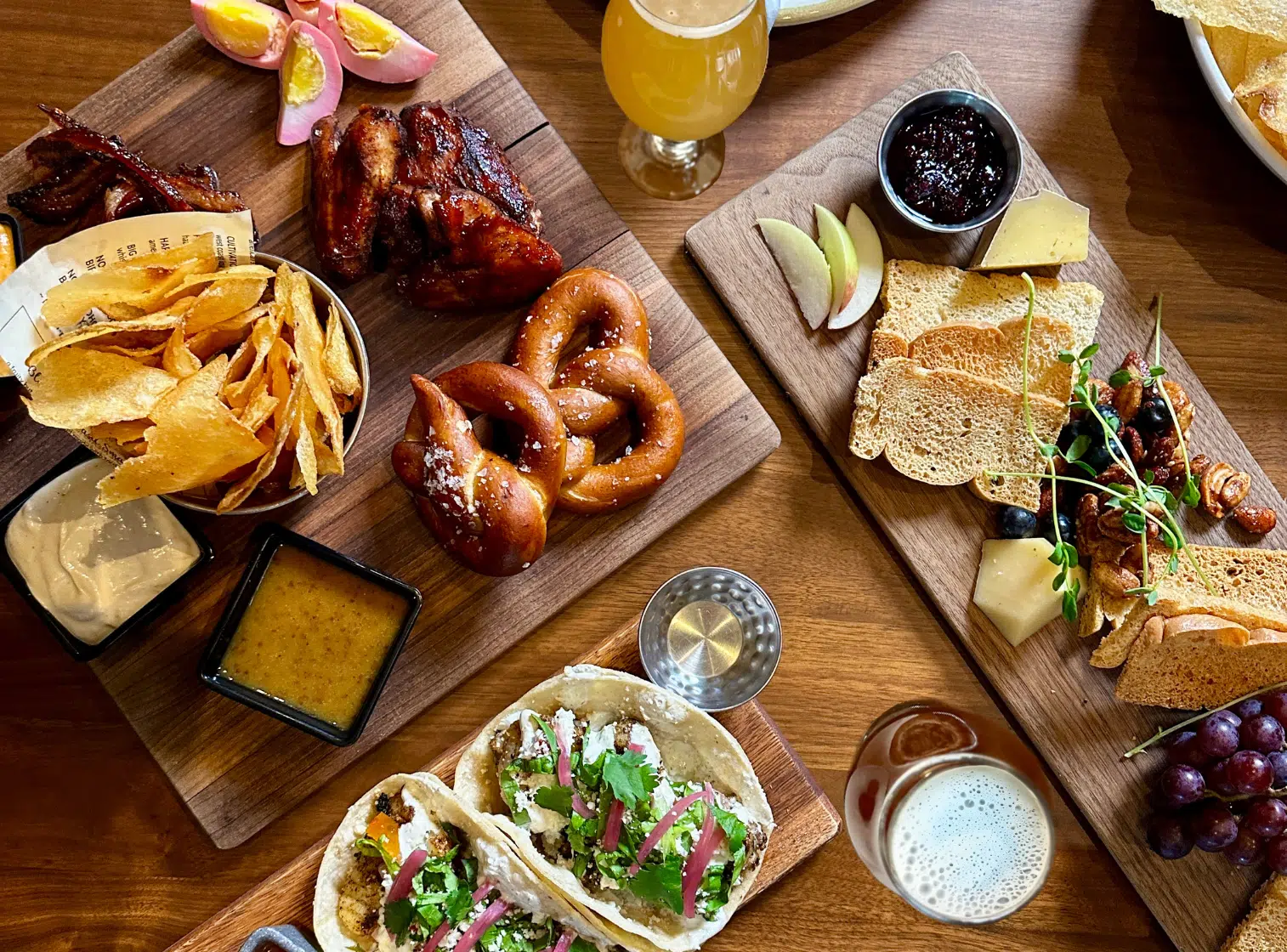 top of menu page