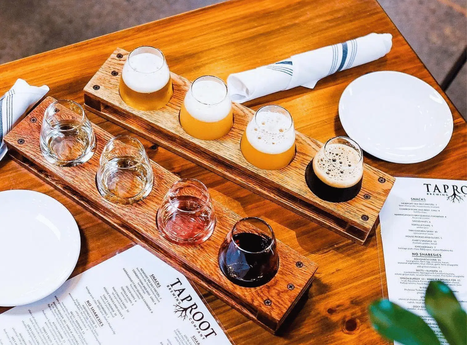 Best Beer in Rhode Island | Beer Flights | Taproot Brewing Co.